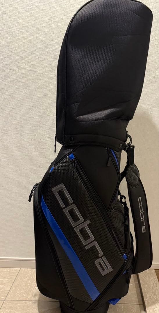 Cobra キャディバッグ 黒/青