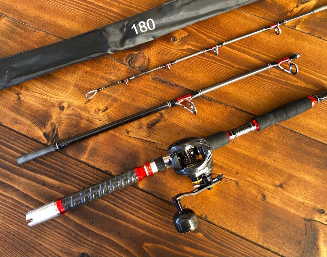 ジギングセット　ジギングロッド　大物対応　3ピースパックロッド　スロージギング