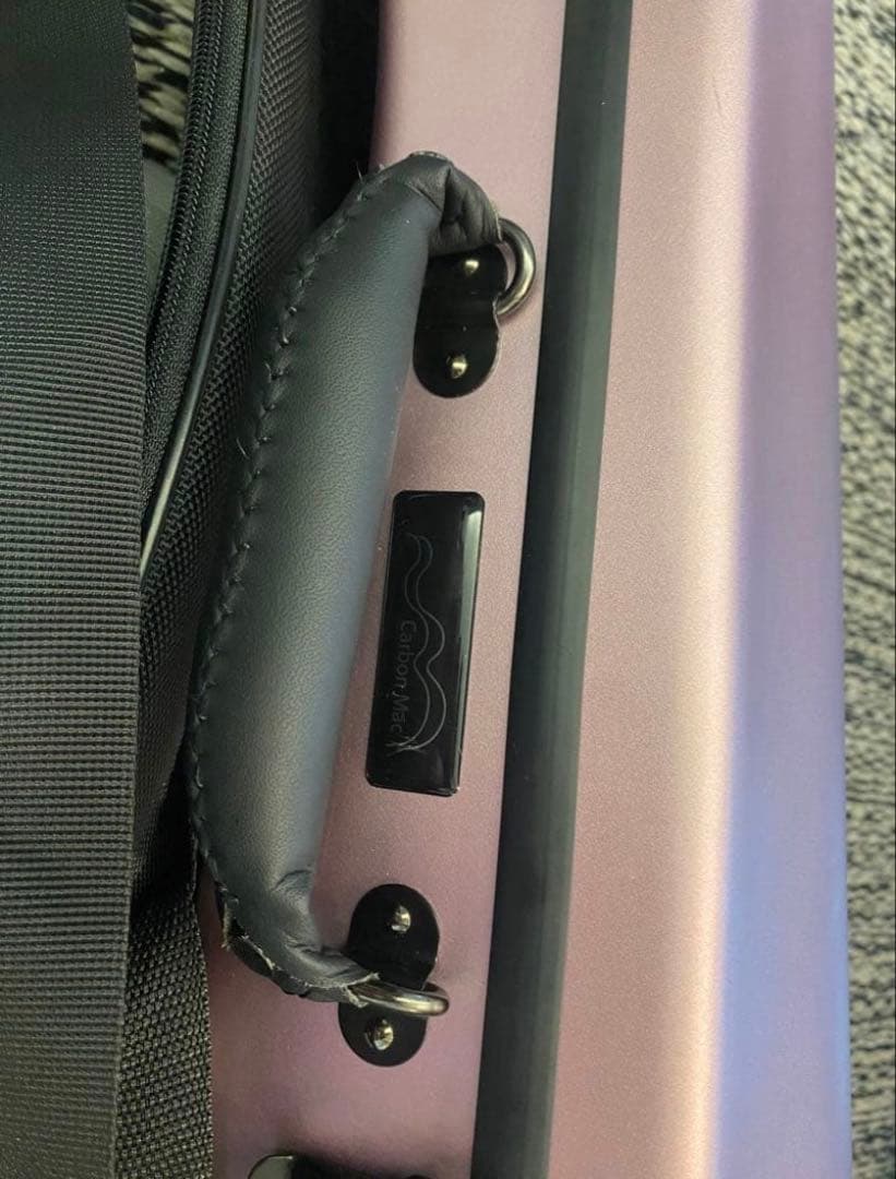 カーボンマック バイオリンケースCFV-2S サテンピンクゴールド　楽譜入れ付