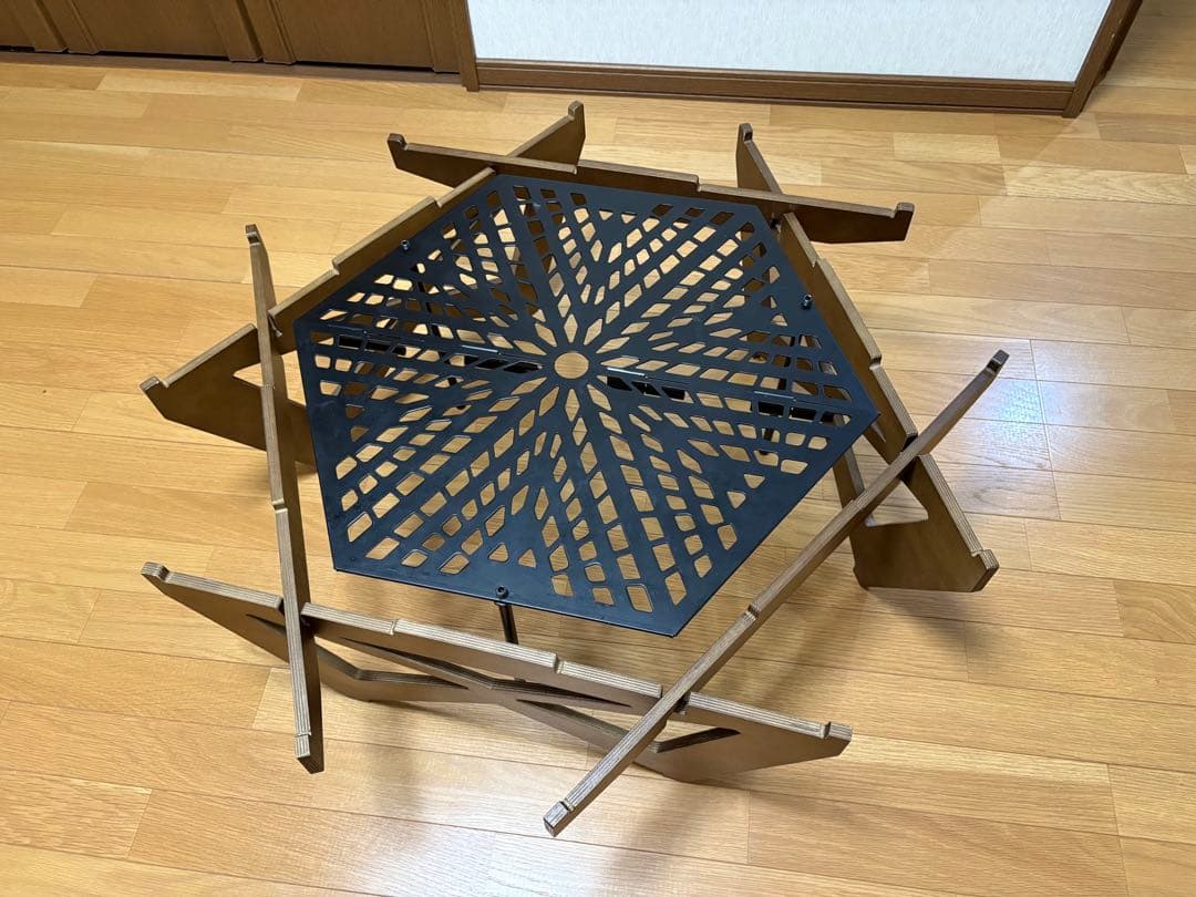 ハイランダー　ヘキサゴンテーブルセット(即納可能)