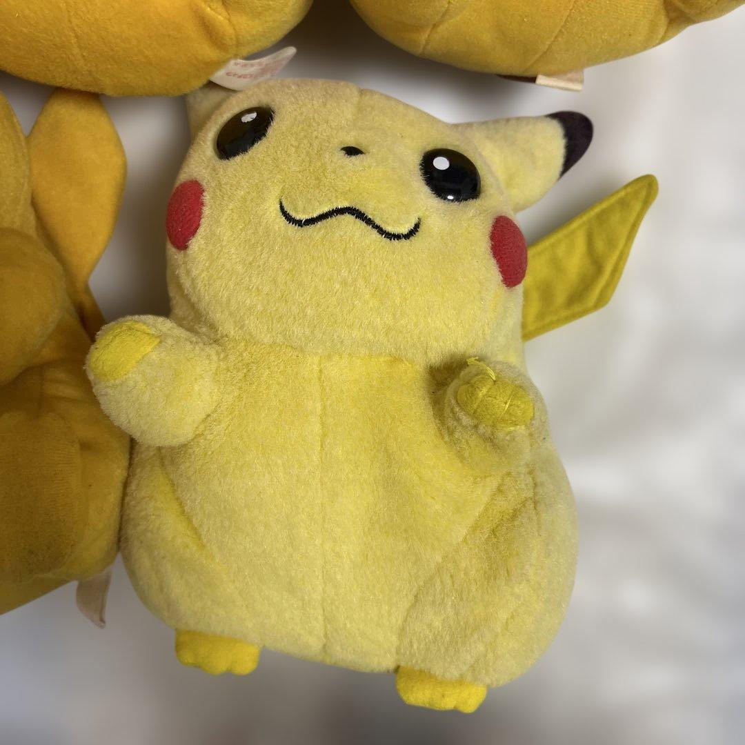 希少 TOMY 赤タグ含む ピカチュウ ぬいぐるみ 5点 初期