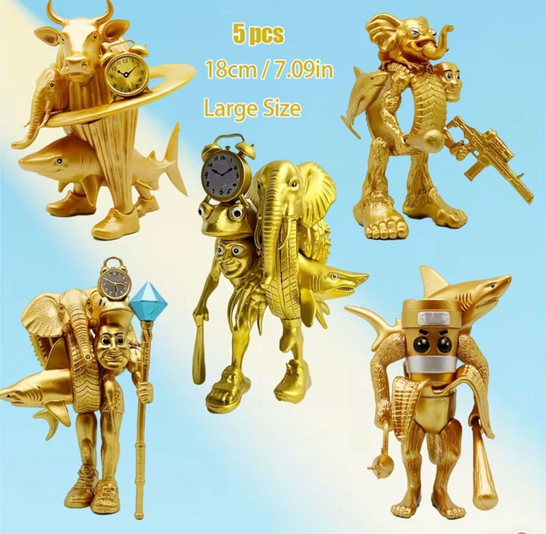 イタリアンブレインロット合体フィギュア　5pcsセット（新品）