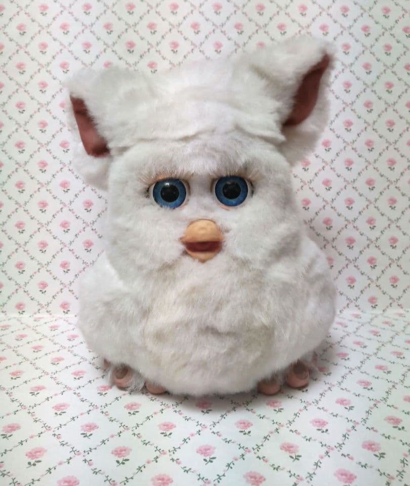 ファービー2 2005 Furby シュガースノー 英語版 青目 動作確認すみ