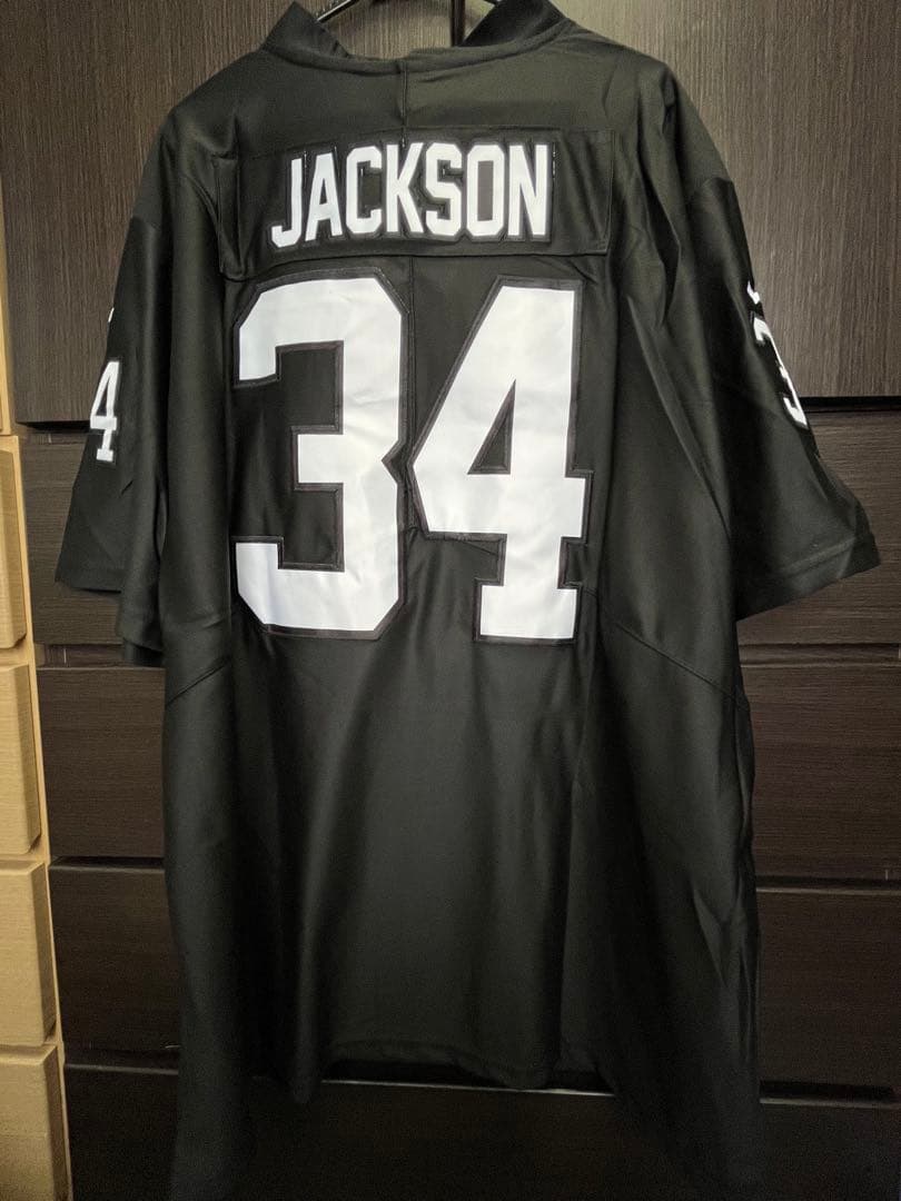 RAIDERS JACKSON 34番 ウニフォーム 黒 2XL
