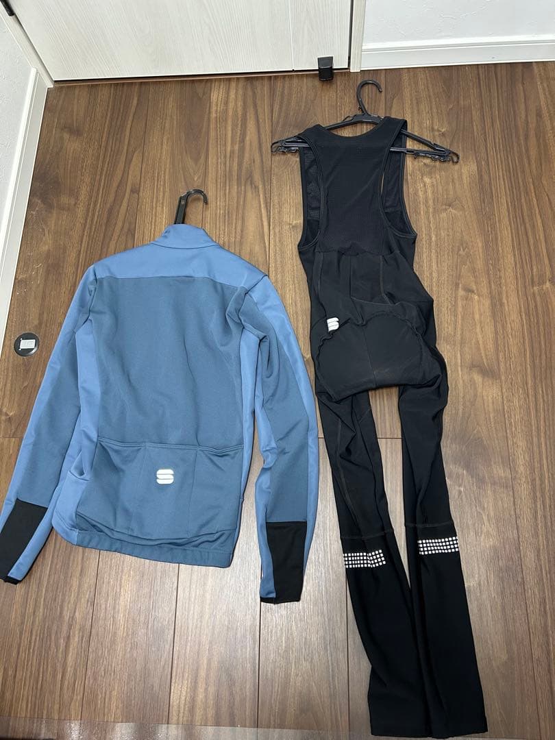 使用1回のみ Sportful 冬用サイクルジャージ上下セット