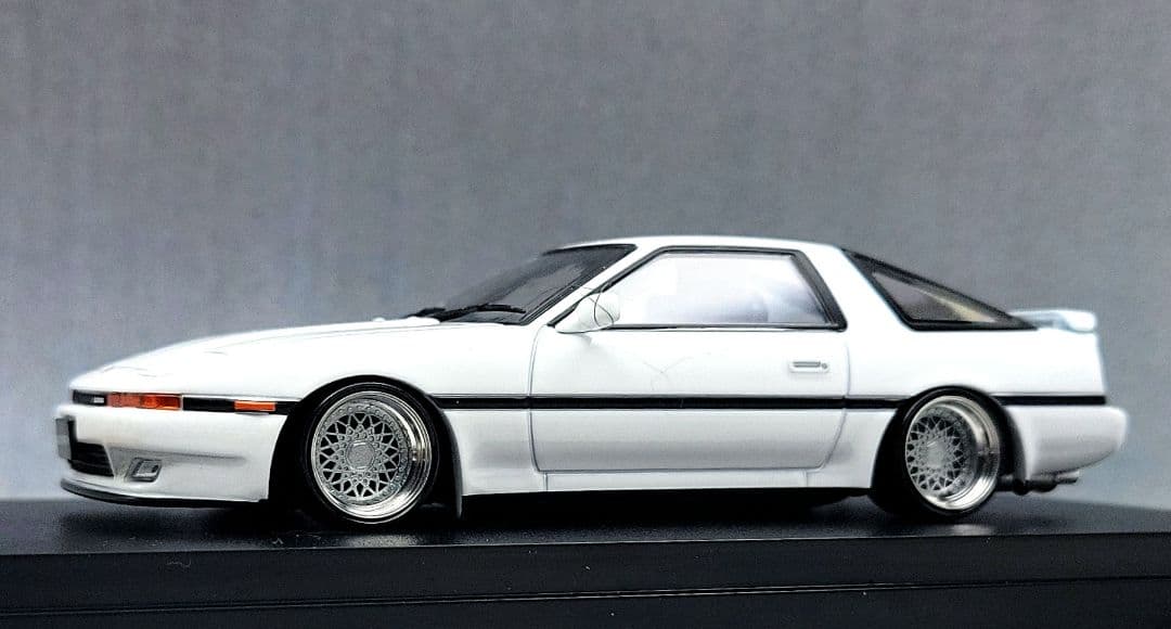 な～　1/43　スープラ改　A70　BBS-RS　インチアップ　深リム