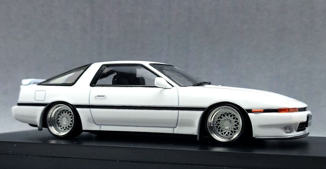 な～　1/43　スープラ改　A70　BBS-RS　インチアップ　深リム