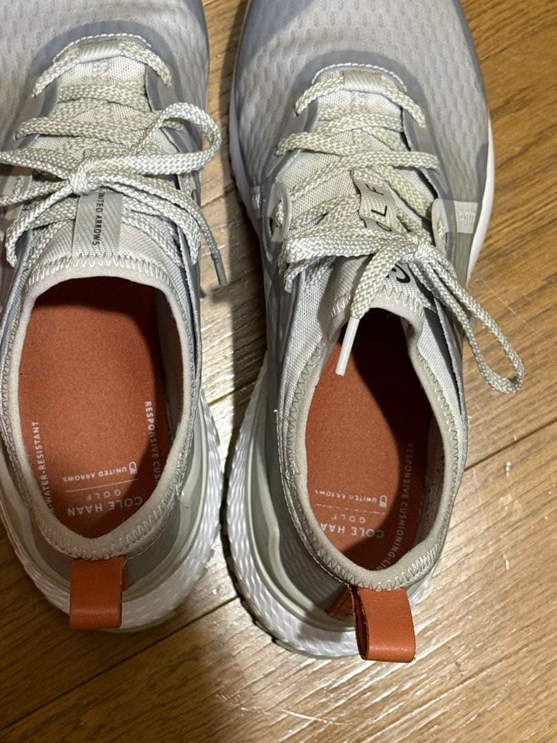 COLE HAAN GOLF シューズ グレー 収納袋付き