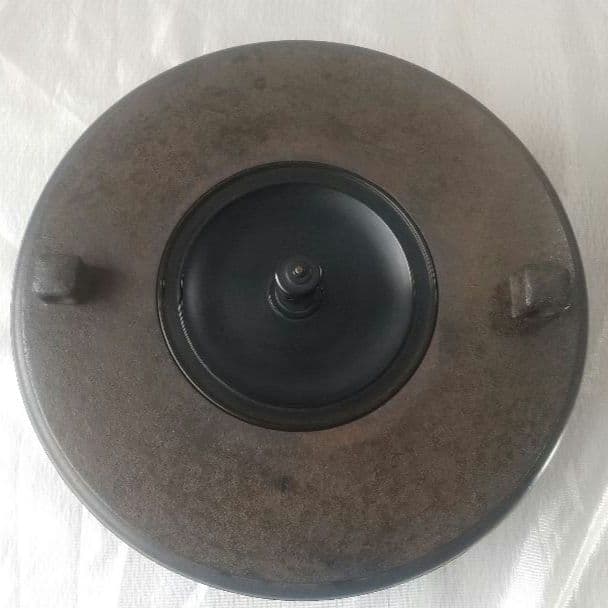 南部 茶乃湯釜　一文字釜　南部鉄器　茶釜　茶道具　茶室　共箱