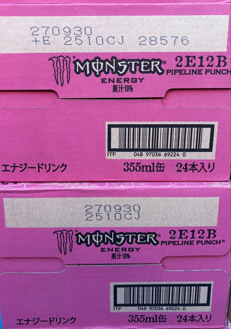 モンスターエナジーPunch355ml48本