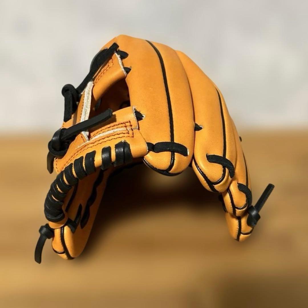 【未使用品】adidas GIANTS 軟式グローブ オレンジ