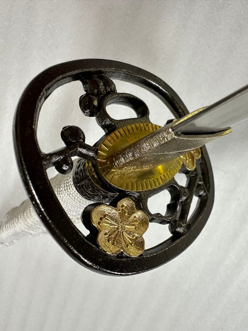 新品 模造刀　樋入り刀身 打刀 黑鞘　コスプレ 鞘付き長さ約105cm 26A2