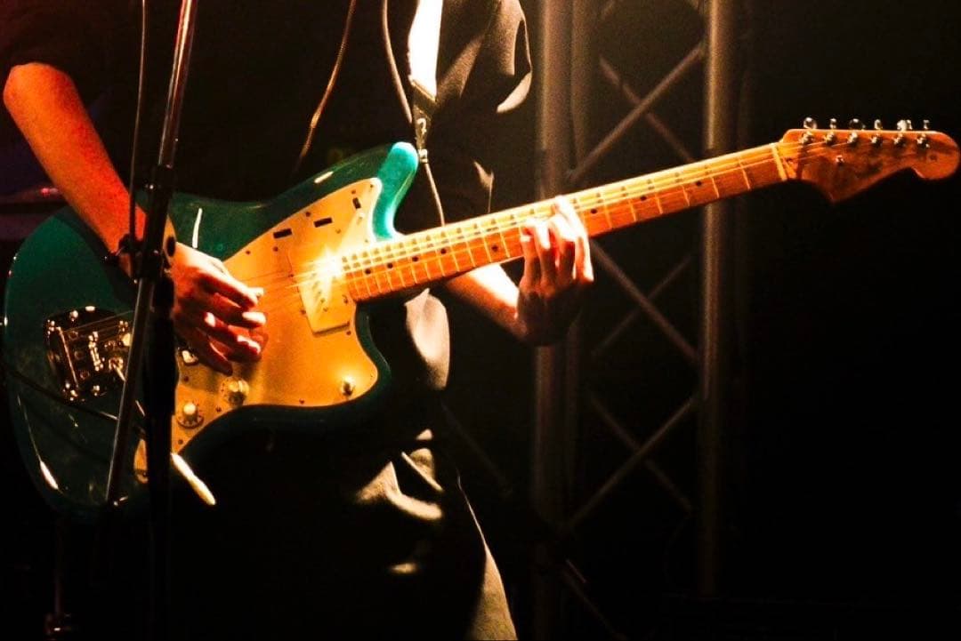 水色 ジャズマスター エレキギター