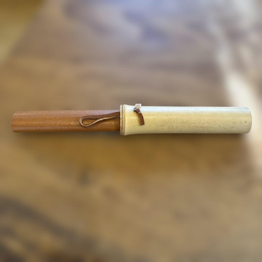 茶道具 花所望 小刀 刃金付 共箱付 竹筒入 No.140 茶会 茶席 花入用