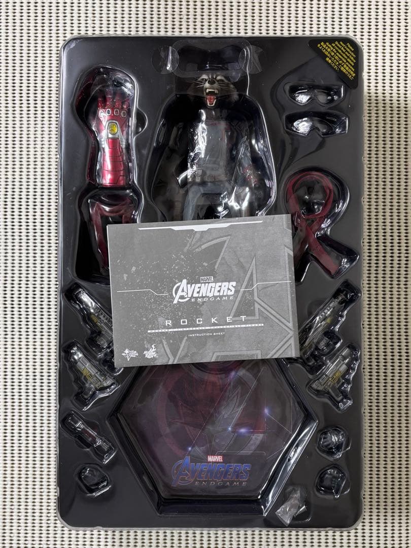 エンドゲーム　ガーディアンズオブギャラクシー　ロケット　ホットトイズ