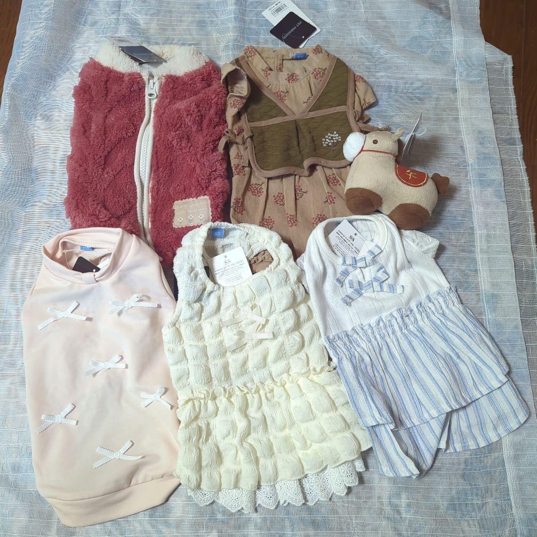 ペットパラダイス　福袋　女の子　SS　もこもこ　ウェア　ワンピース　トレーナー