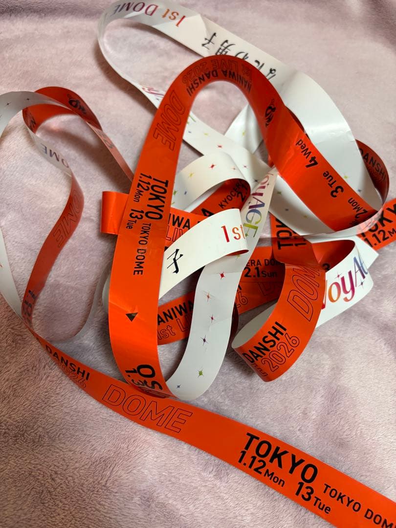 早い者勝ち　値下げ中　なにわ男子 銀テープ　全7色フルセット比較的美品