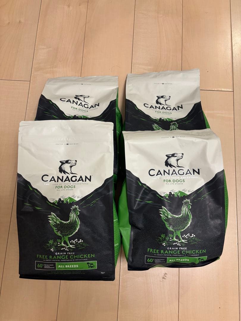 カナガン ドックフード 2kg 4袋