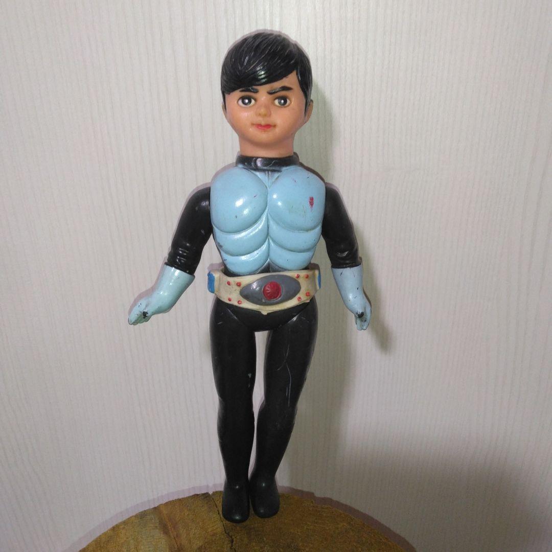 昭和レトロ　当時物　仮面ライダー　ソフビフィギア　石森プロ　毎日放送