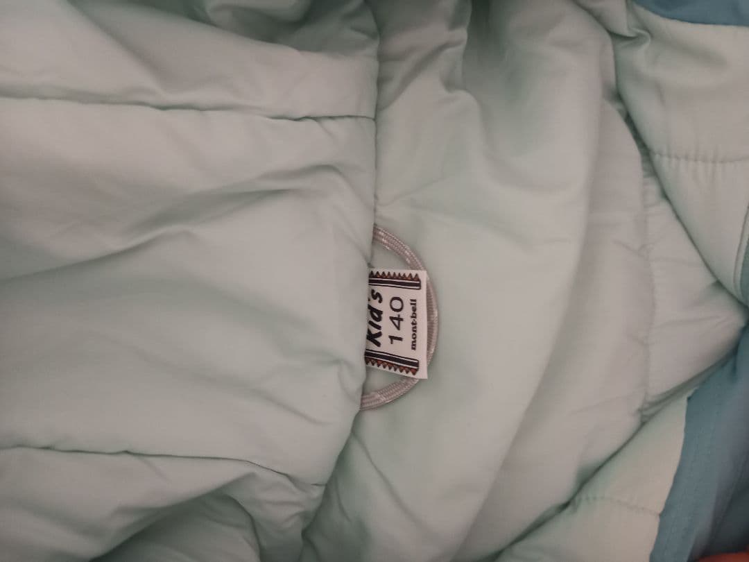 mont-bell スキーウェア 140 水色　新品未使用