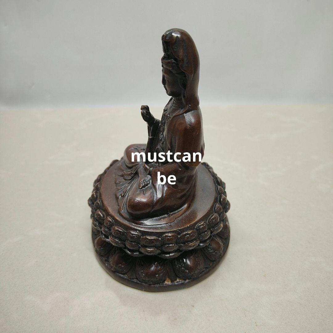 仏教美術 仏像 観音菩薩仏像 小仏像 銅製 銅器