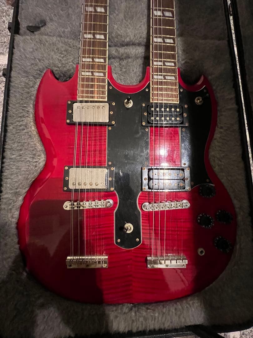 ギター Epiphone SG String Double-Neck Burgundy
