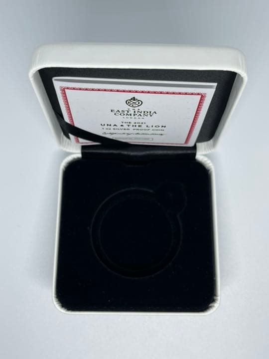 【セントヘレナ】ウナとライオン 2021年 プルーフ 銀貨 イギリス 2020