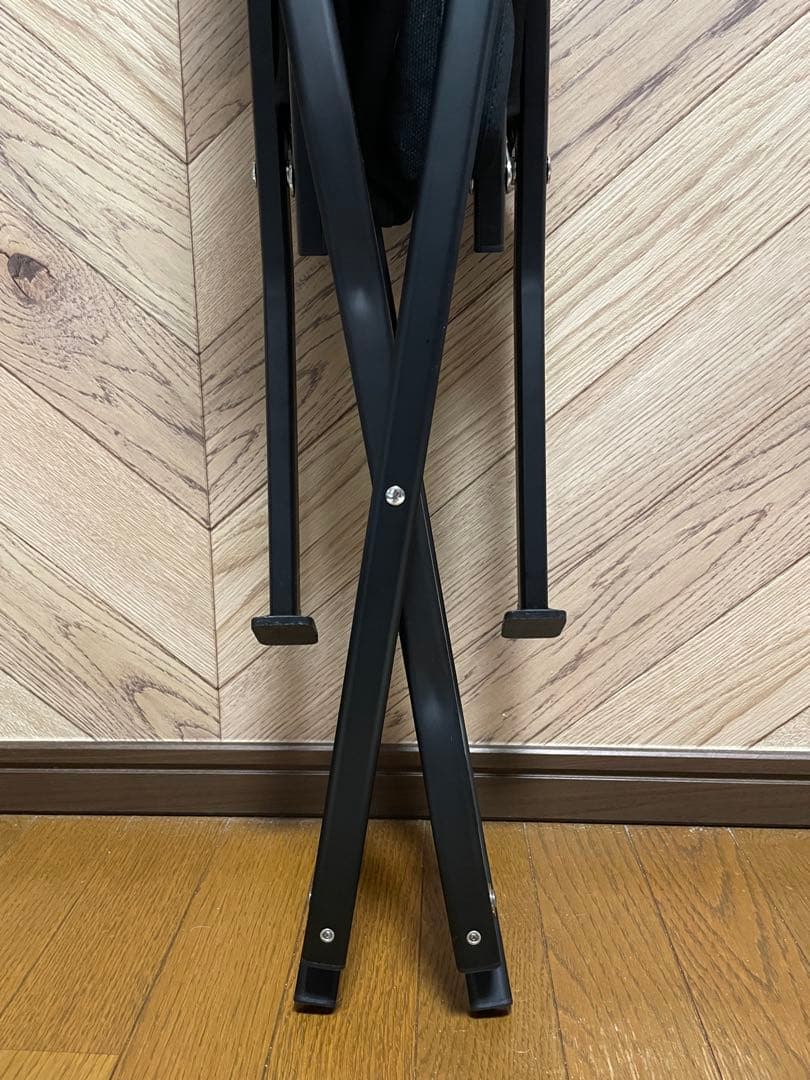 ローチェア30 黒 クッション＆カップホルダー｜スノーピーク