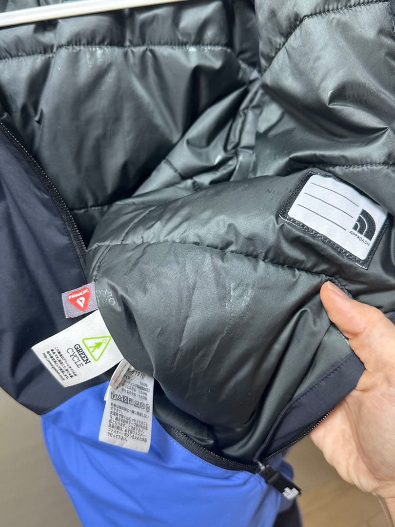 THE NORTH FACE 子ども用スキーウェア 黒/青