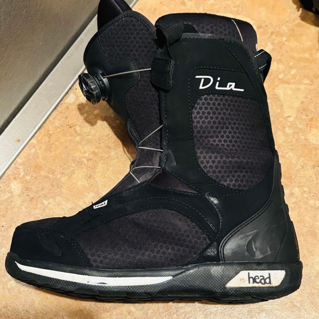 HEAD DIA BOA スノーボードブーツ ブラック　26cm