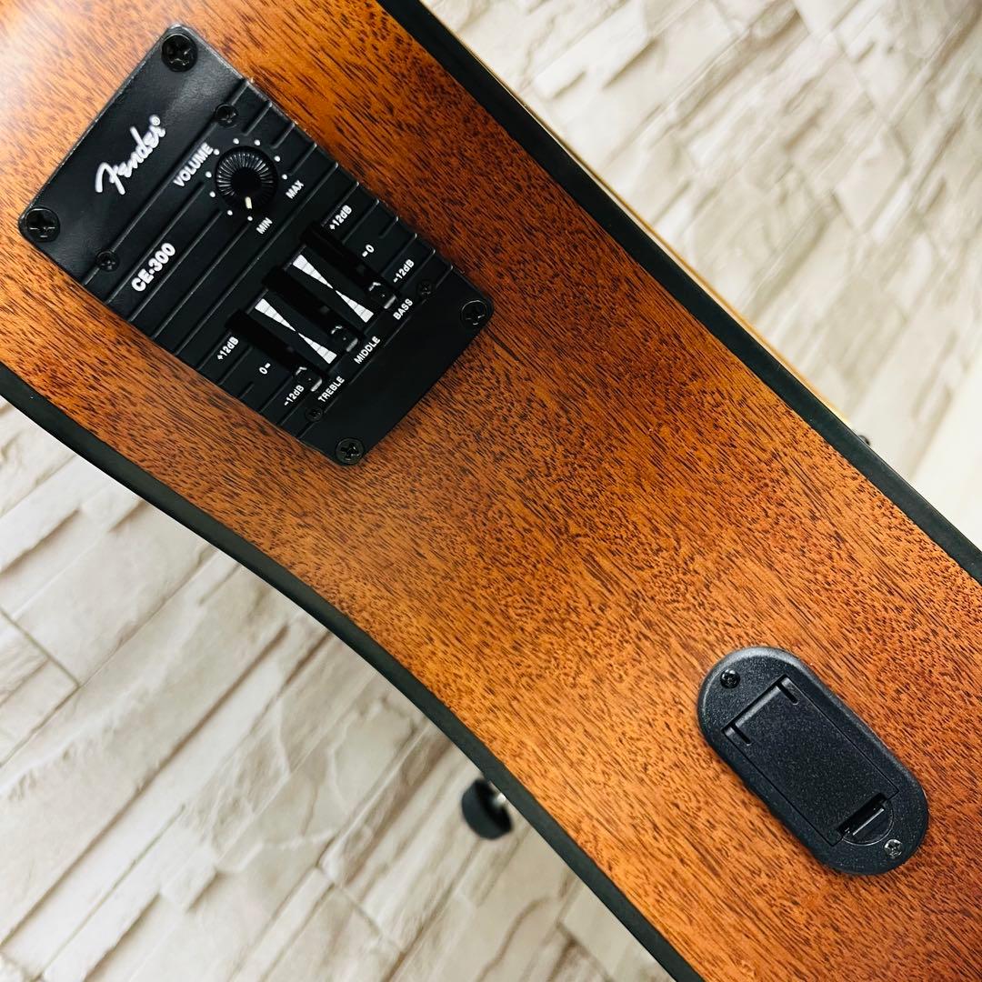 美品 Fender フェンダー エレアコ CD-100CE NAT