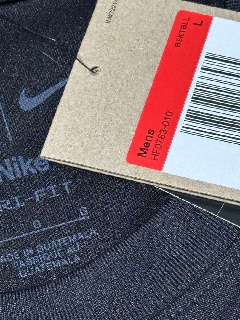 ナイキレイカーズNBA25シーズン選手支給品プラクティスノースリーブLサイズ