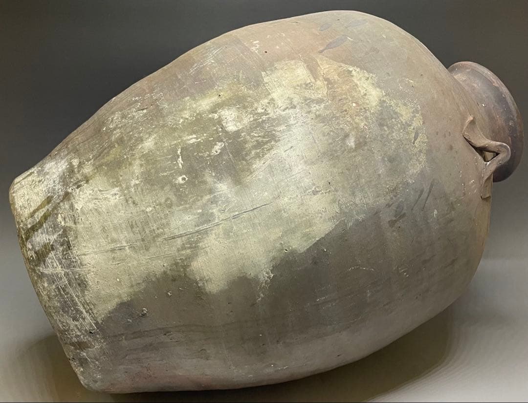 古南蛮　双耳南蛮壺　双耳壺　耳付壺　特大　43cm 　Lp3308