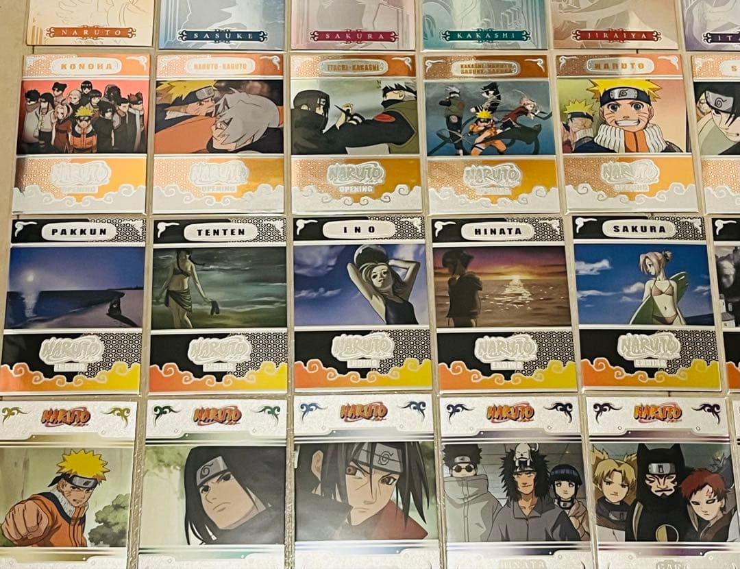 エッチングカード コレクション コンプ カカシ イタチ NARUTO ナルト