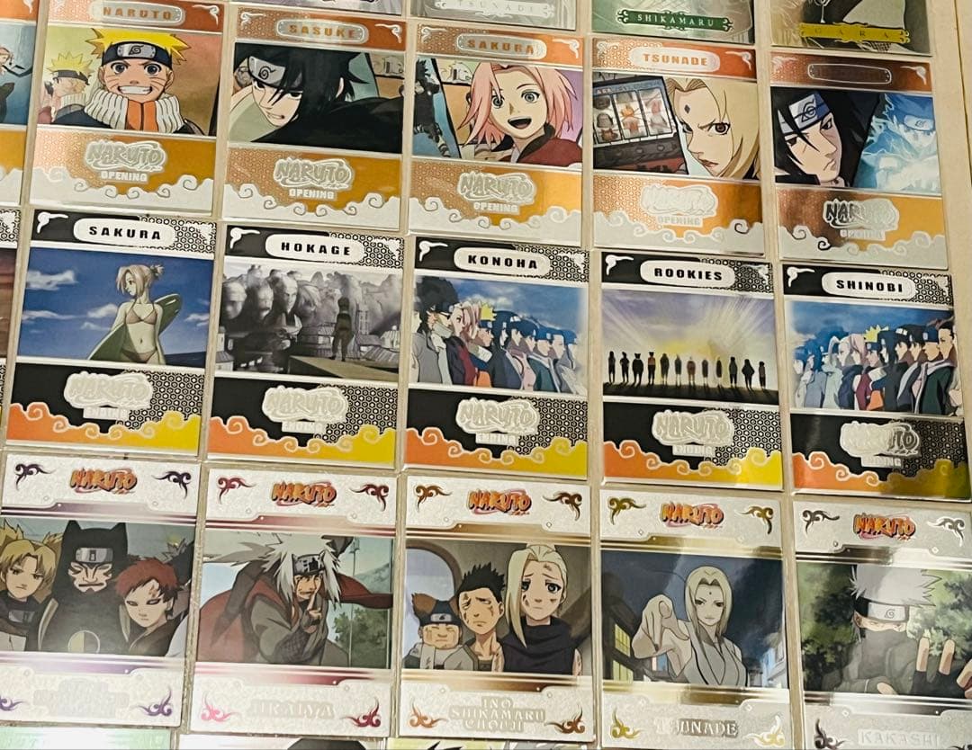 エッチングカード コレクション コンプ カカシ イタチ NARUTO ナルト