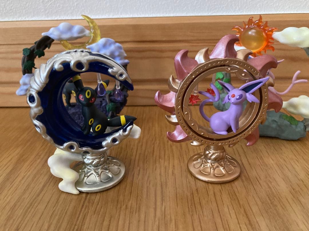 ポケモン　ブラッキー　エーフィ　フィギュア　キーホルダー　リーメント　一番くじ