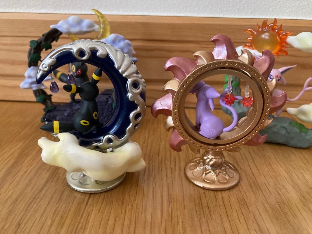 ポケモン　ブラッキー　エーフィ　フィギュア　キーホルダー　リーメント　一番くじ