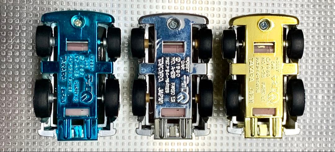 チョロQ A-28・ファーゴLS・金太郎商店・金・銀・青メッキ・3台セット・美品