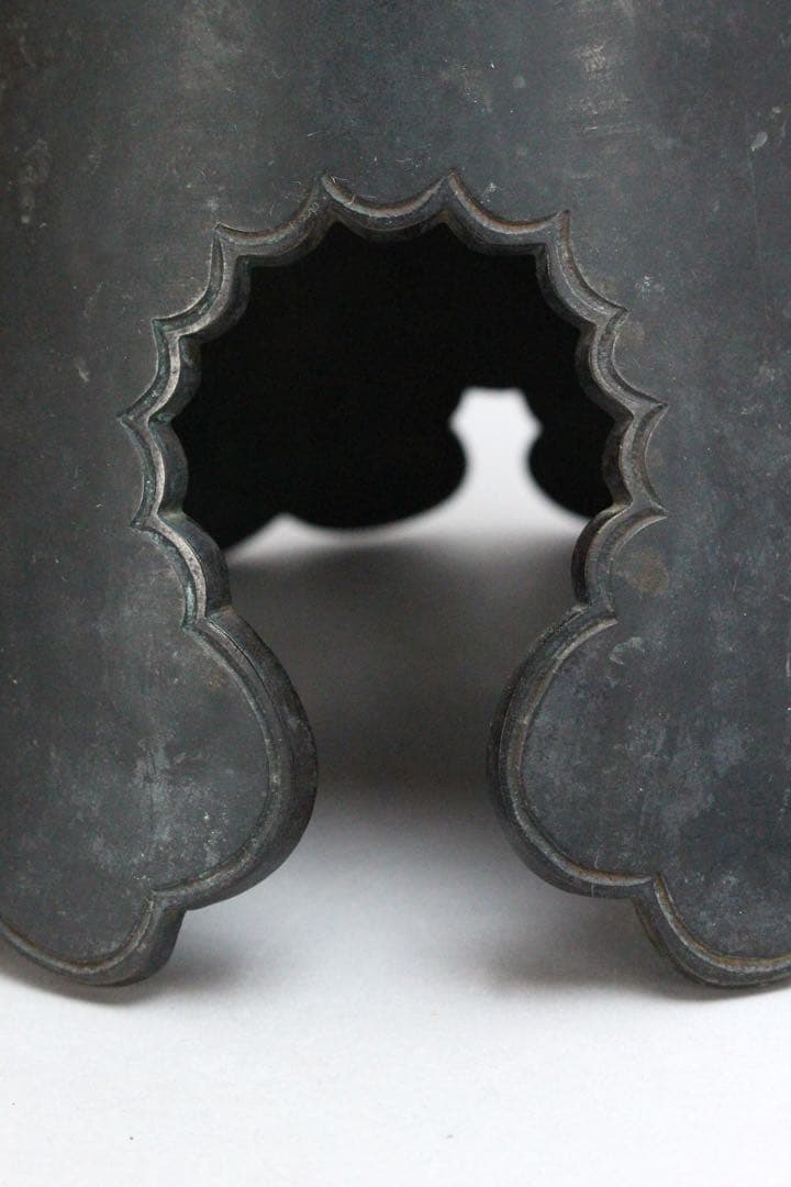 No5075 池坊専明好　御玄猪　薄端　重量3.95kg 池坊専啓箱書　送料無料