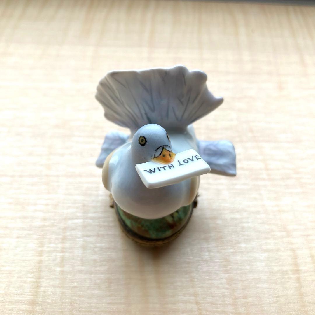 リモージュボックス　鳩