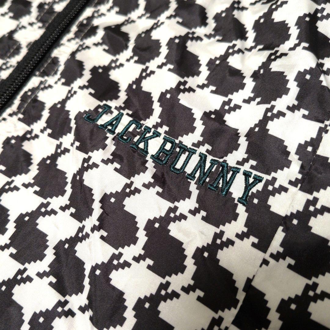 ジャックバニー♡ラビット総柄 フード付き ナイロンジャケット M パーリーゲイツ