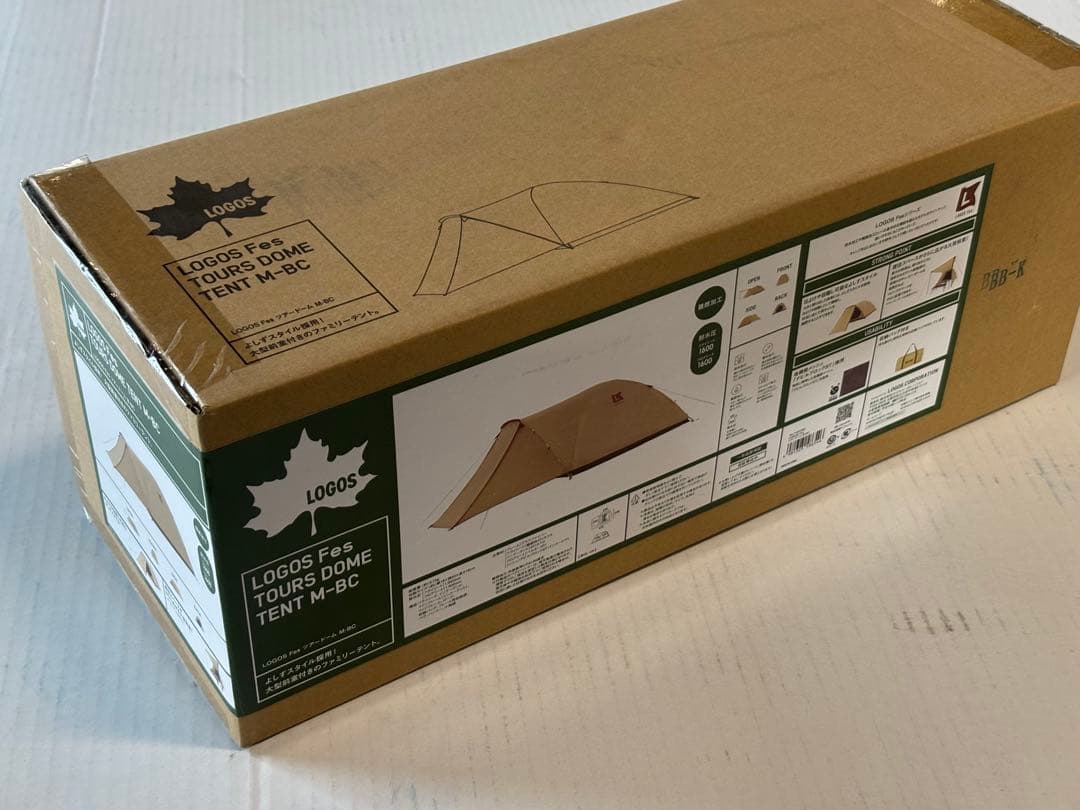 龍*虎様 LOGOS Fes Tours Dome Tent M-BC ベージュ