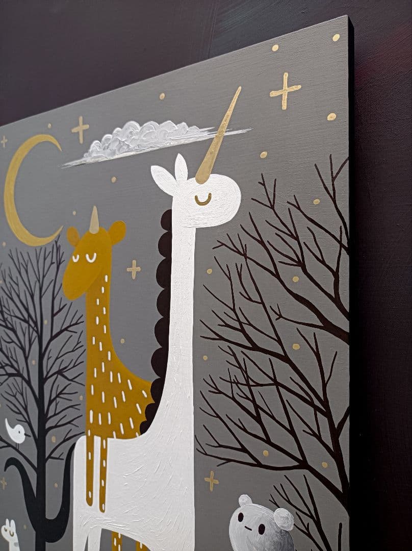 サ*ク様 ✿月野乃亜 原画 2024年／594×420mm 現代アート 2411