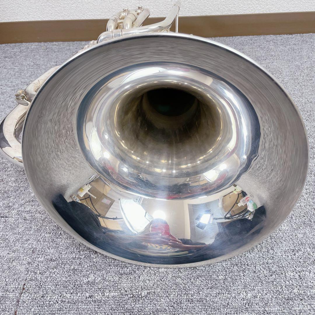 KING マーチングバリトン シルバー USA 1124-BSP