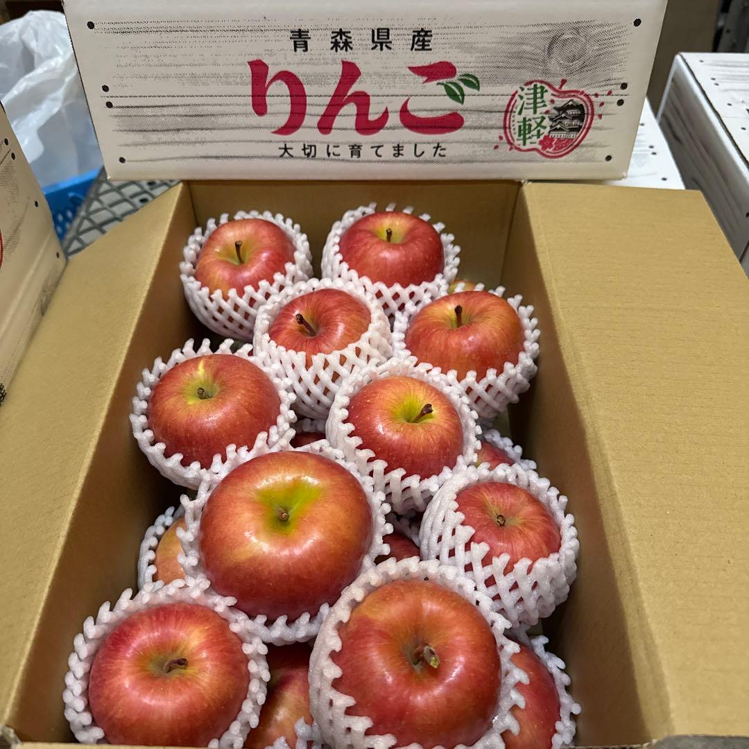 農家直送！青森県産⭐️高徳りんご　お得用　２０個入り　限定１箱のみ‼️