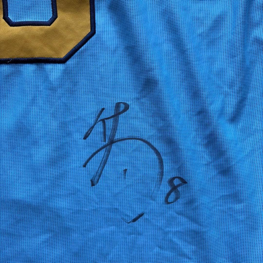 阪神タイガース FwT 佐藤輝明選手 8番 サイン入りレプリカユニフォームL