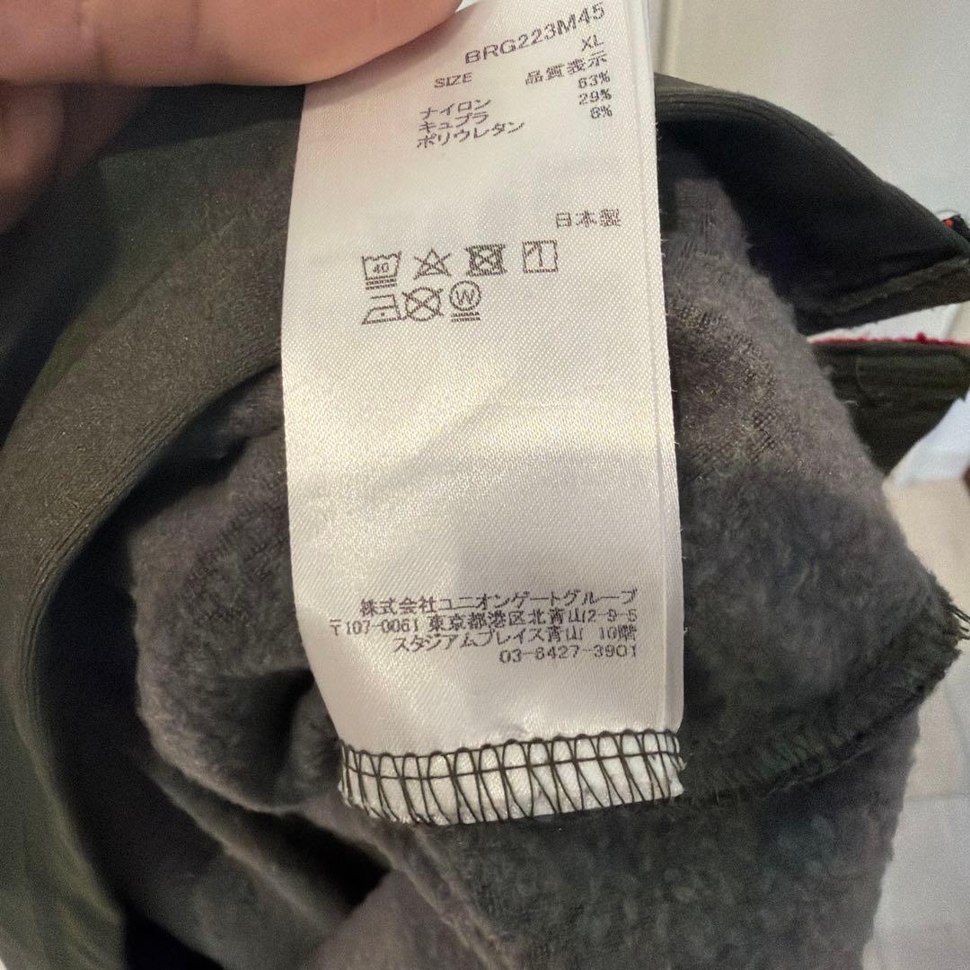 BRIEFING モックネック オリーブ　LL