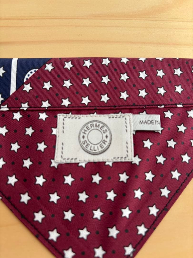 ⭐️HERMES⭐️エルメス　犬用バンダナ《エプロン•ドール》 Sサイズ