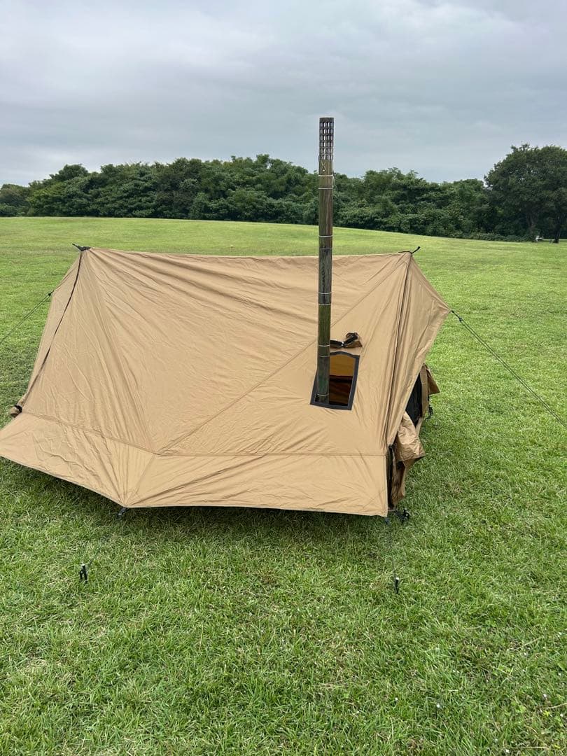 薪ストーブとテントセット