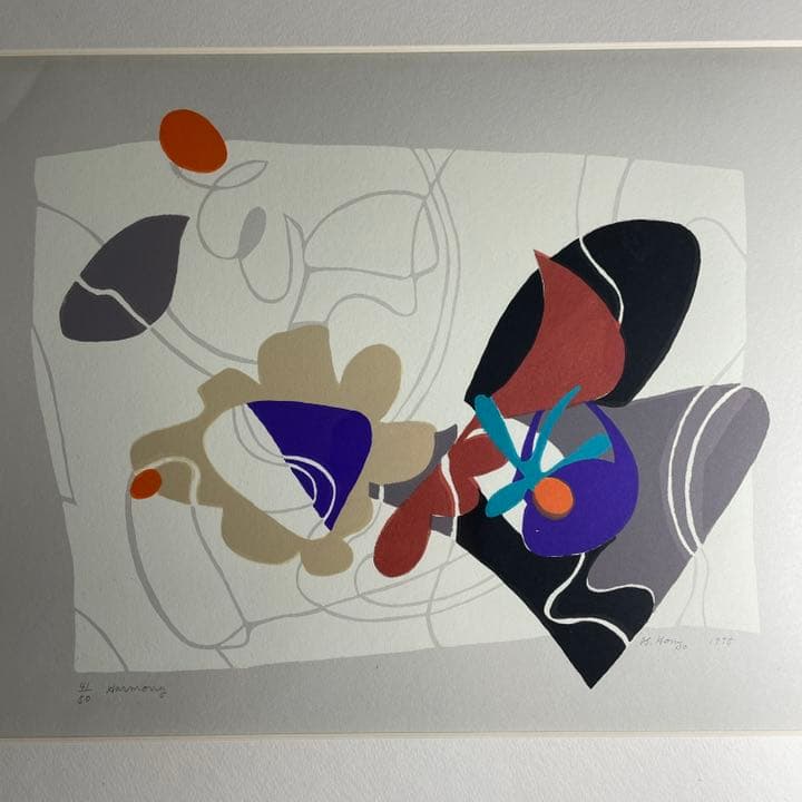 ◆【本荘まさ子】Harmony 1995年 シルクスクリーン NEW YORK◆